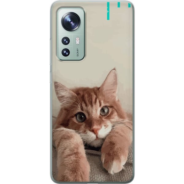 Xiaomi 12 Gjennomsiktig deksel Katt