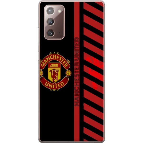 Samsung Galaxy Note20 Gjennomsiktig deksel Manchester United