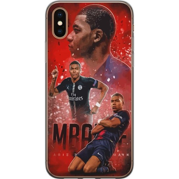 Apple iPhone XS Genomskinligt Skal Mbappe