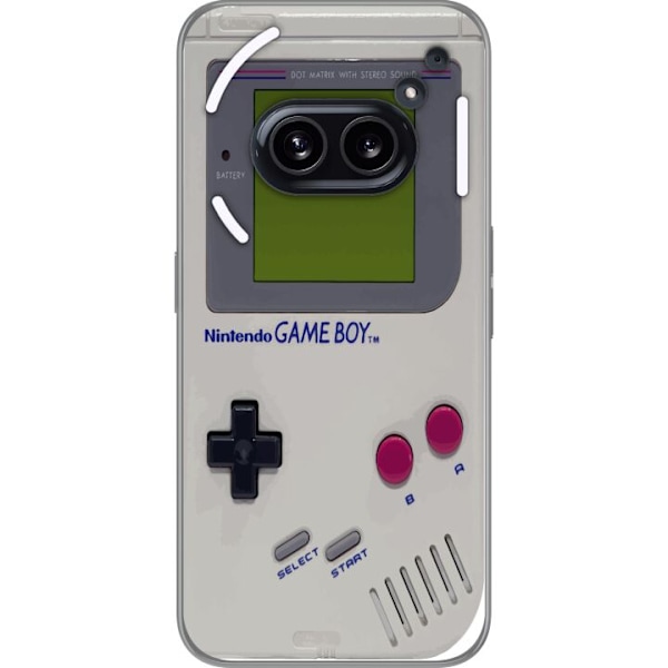 Nothing Phone (2a) Gjennomsiktig deksel Game Boy