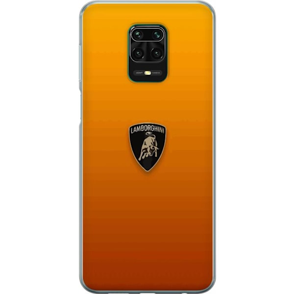 Xiaomi Redmi Note 9 Pro Gennemsigtig cover Lamborghini