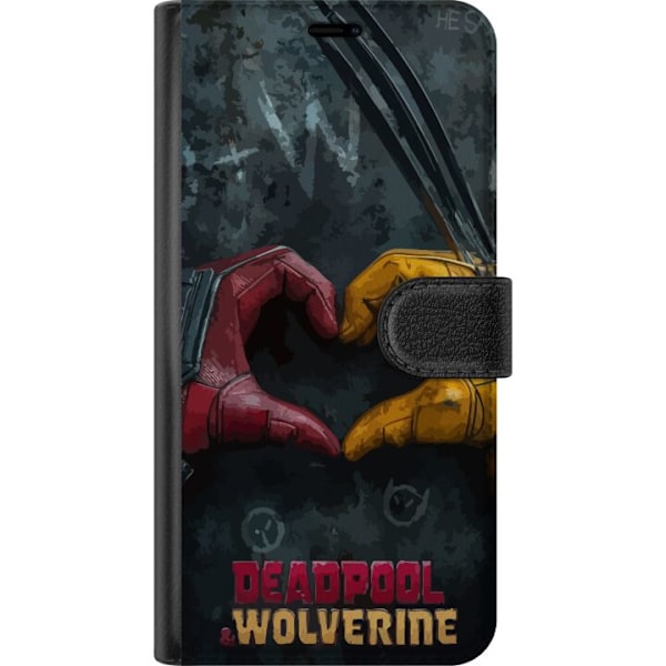 Apple iPhone 5 Lompakkokotelo Wolverine Deadpool