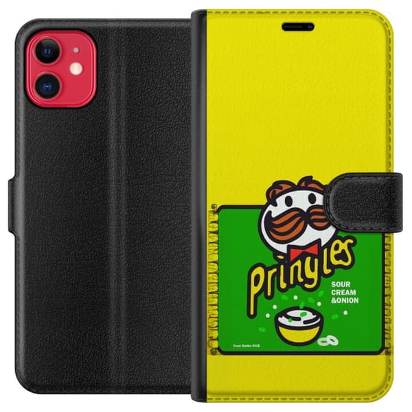 Kompatibelt Plånboksfodral till Apple iPhone 11 Pringles gul