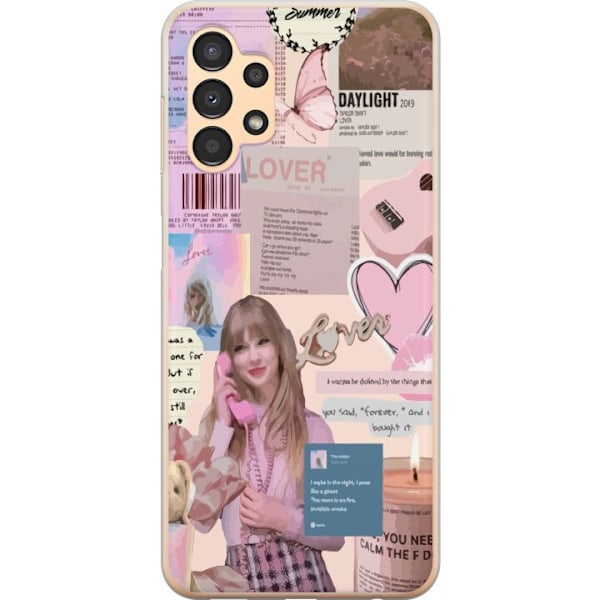Samsung Galaxy A13 Läpinäkyvä kuori Taylor Swift