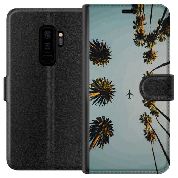 Kompatibelt Plånboksfodral till Samsung Galaxy S9+ Sommar, flygplan