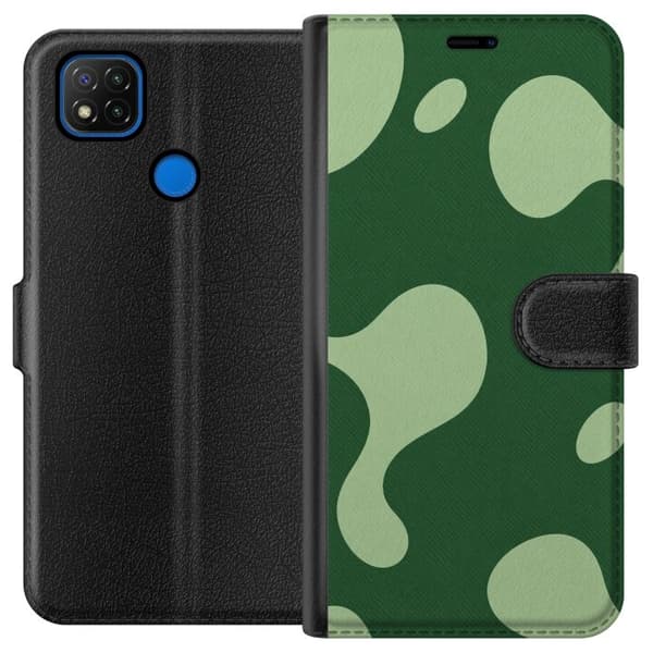 Kompatibelt Plånboksfodral till Xiaomi Redmi 9C Matcha Melt grön
