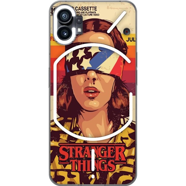 Nothing Phone (1) Gennemsigtig cover Stranger Things VHS