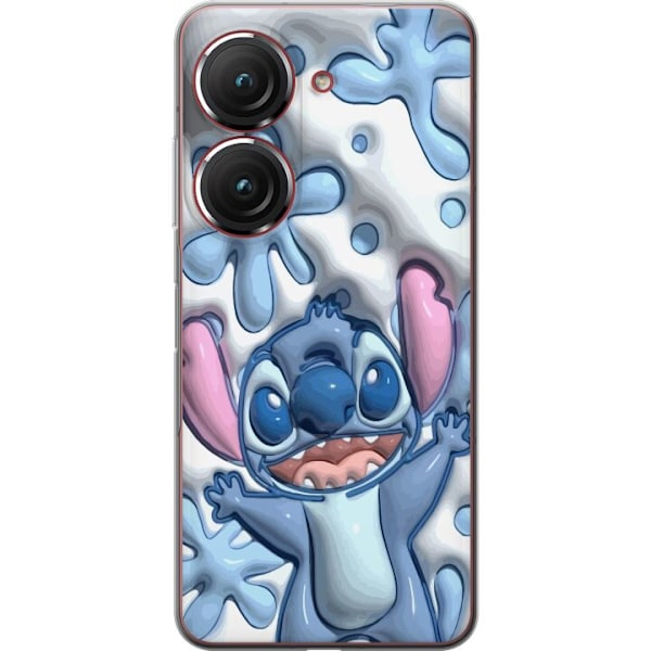 Asus Zenfone 9 Genomskinligt Skal Bubbliga Stitch