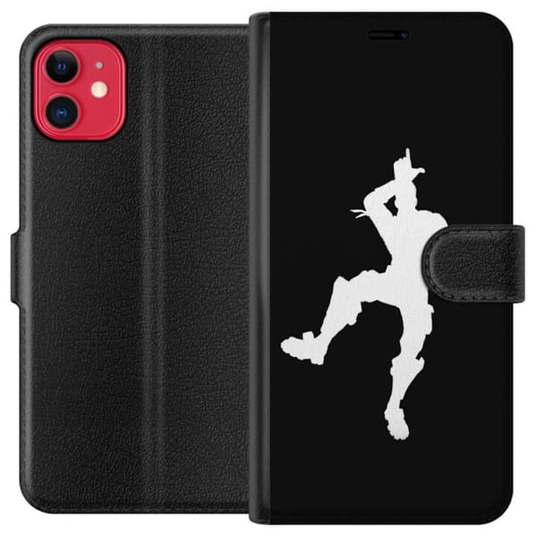 Kompatibel Tegnebogsetui til Apple iPhone 11 Fortnite Dance