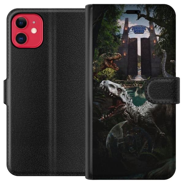 Kompatibel Tegnebogsetui til Apple iPhone 11 Jurassic World Dominion
