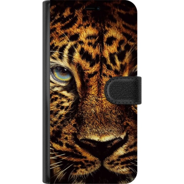 Samsung Galaxy A41 Lompakkokotelo leopardi