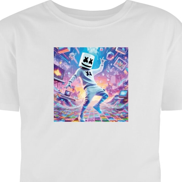 Børne T-shirt | Behagelig T-shirt til Børn Fortnite hvid 12-13 År