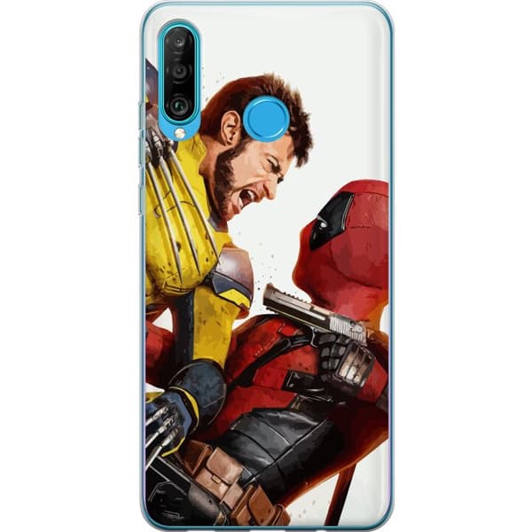 Kompatibelt Mobilskal till Huawei P30 lite Deadpool & Wolverine
