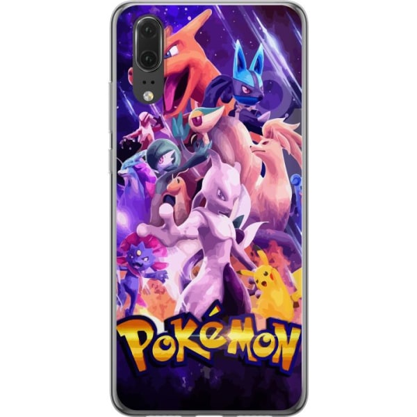 Huawei P20 Gennemsigtig cover Pokémon