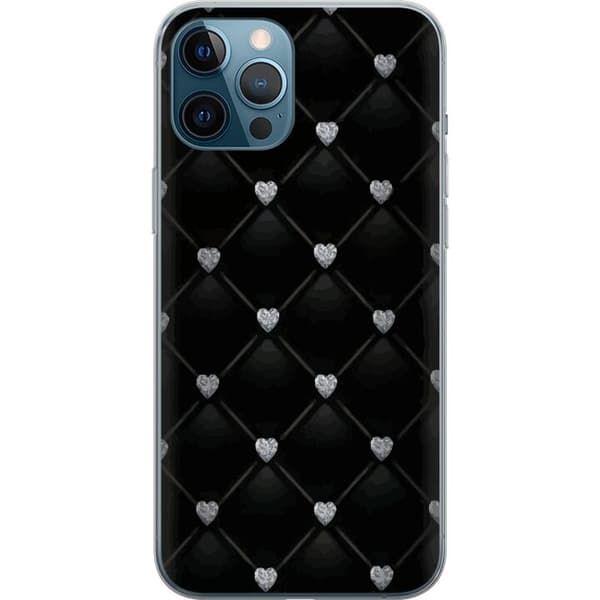 Kompatibel Mobilcover til Apple iPhone 12 Pro Max Hjerte Diamant