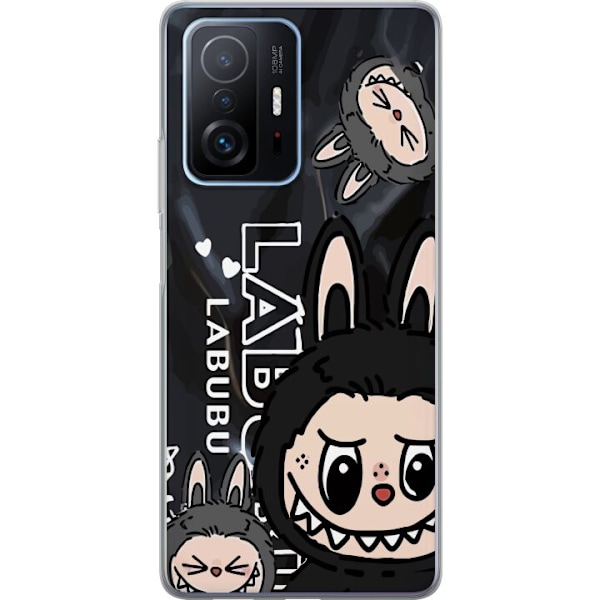 Xiaomi 11T Gjennomsiktig deksel <nl>Labubu Black Energy - Svar
