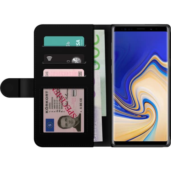 Kompatibel Tegnebogsetui til Samsung Galaxy Note9 BTS lilla