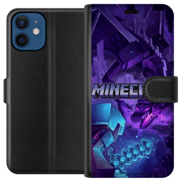 Kompatibelt Plånboksfodral till Apple iPhone 12 mini Minecraft