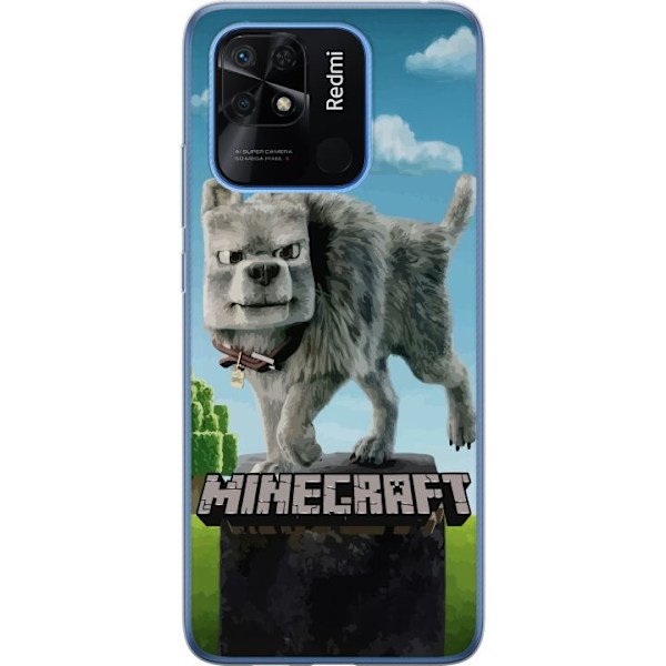 Xiaomi Redmi 10C Genomskinligt Skal A Minecraft Movie