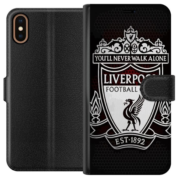 Apple iPhone X Lompakkokotelo Liverpool L.F.C.