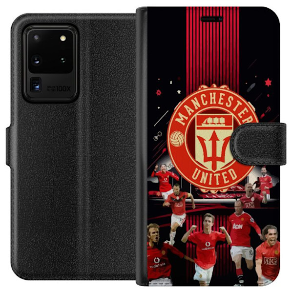 Samsung Galaxy S20 Ultra Tegnebogsetui Manchester United F.C.