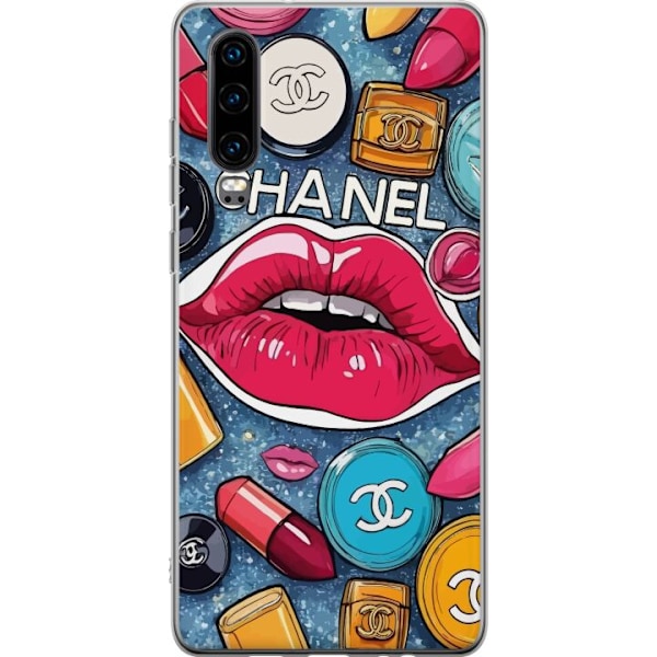 Huawei P30 Gjennomsiktig deksel Chanel Lips