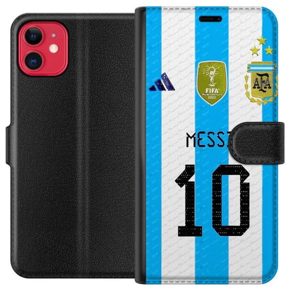Kompatibel Tegnebogsetui til Apple iPhone 11 Lionel Messi (Argentina)