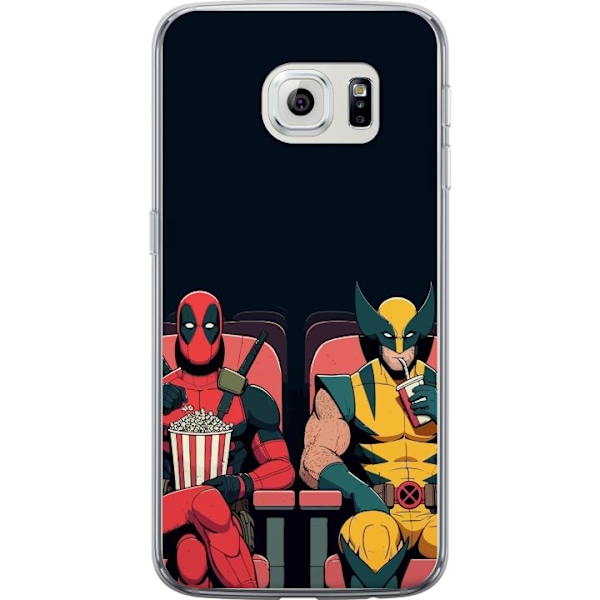 Samsung Galaxy S6 edge Genomskinligt Skal Deadpool & Wolverine