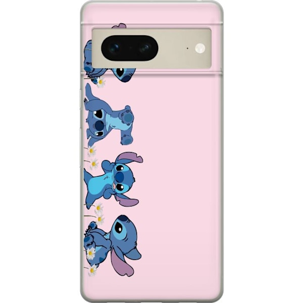 Google Pixel 7 Genomskinligt Skal Stitch Skratt & Bus – Perf