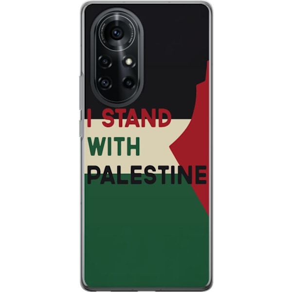 Huawei nova 8 Pro Läpinäkyvä kuori Pysähdy Palestiinan puo