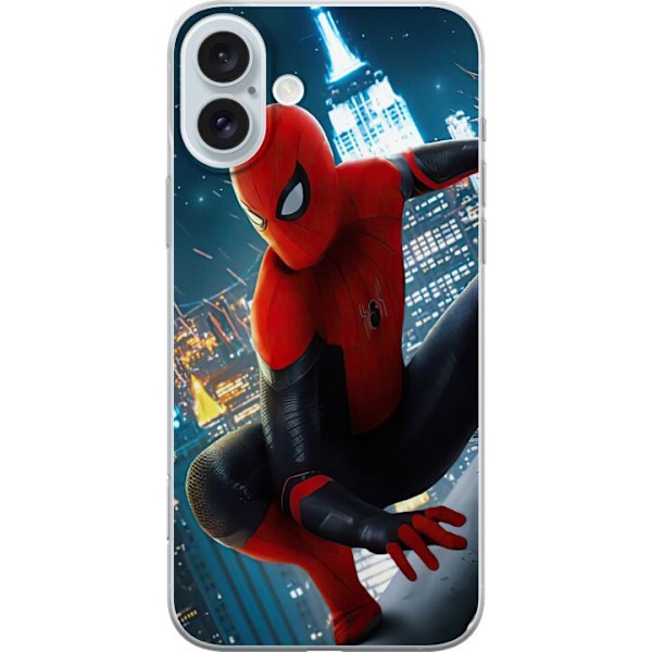 Apple iPhone 16 Plus Gjennomsiktig deksel Spiderman