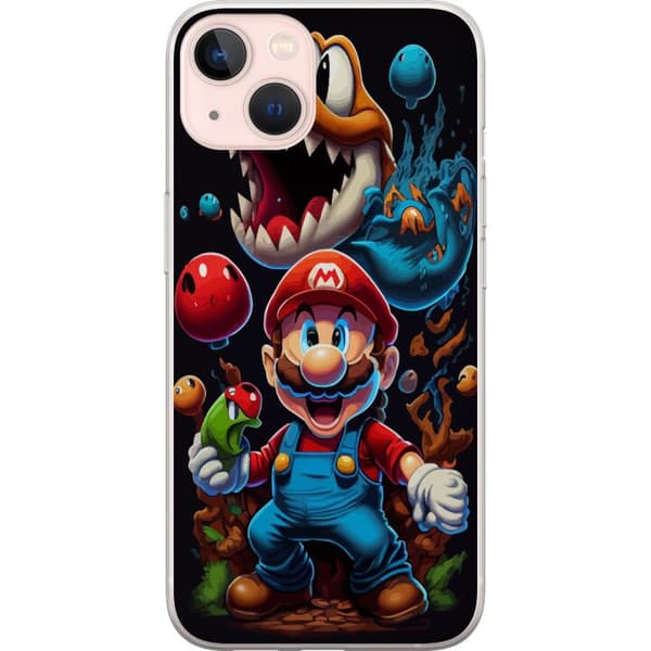 Kompatibel Mobilcover til Apple iPhone 13 Mario og venner