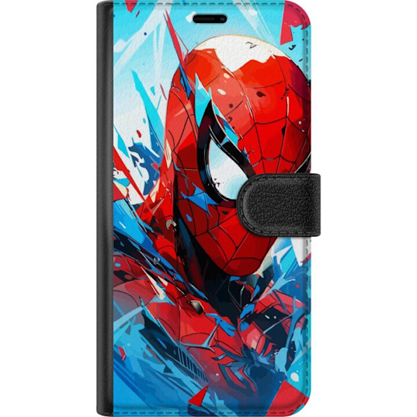 Apple iPhone 16 Pro Lompakkokotelo Spiderman