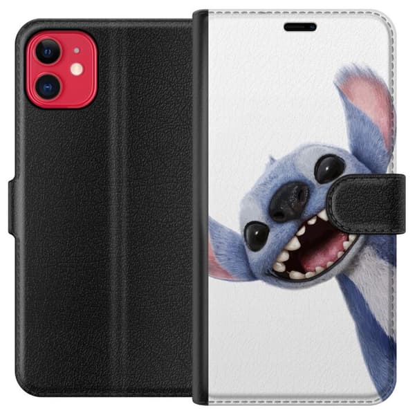 Kompatibel Tegnebogsetui til Apple iPhone 11 Lilo & Stitch