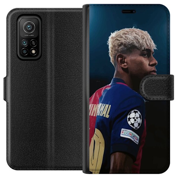Xiaomi Mi 10T 5G Tegnebogsetui Lamine Yamal - Barcelonas Wunde