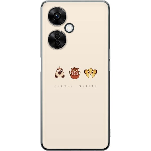 OnePlus Nord CE 3 Lite Gjennomsiktig deksel Hakuna matata