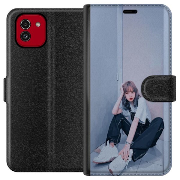 Samsung Galaxy A03 Tegnebogsetui Lisa from Blackpink – K-pop Style Icon