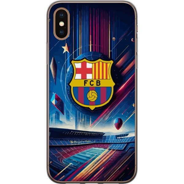 Apple iPhone X Genomskinligt Skal FC Barcelona