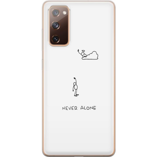 Samsung Galaxy S20 FE Gennemsigtig cover Aldrig Alene