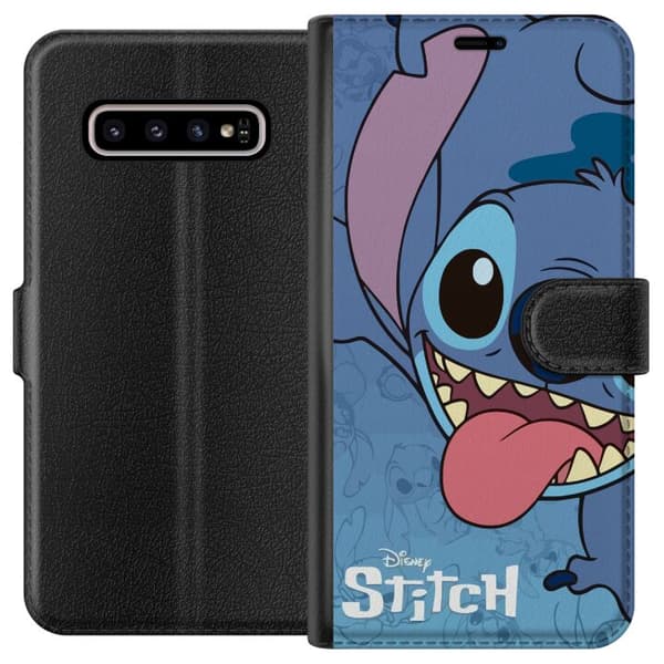 Kompatibel Tegnebogsetui til Samsung Galaxy S10+ Stitch