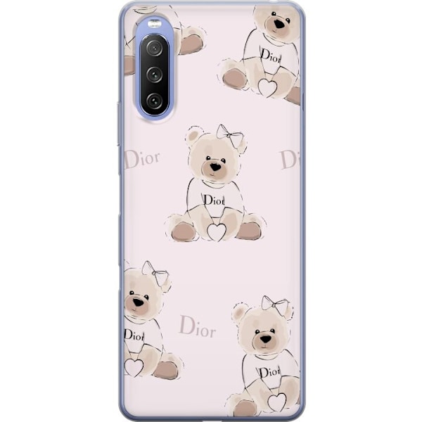 Sony Xperia 10 III Läpinäkyvä kuori Teddy Dior Vibes - ylel