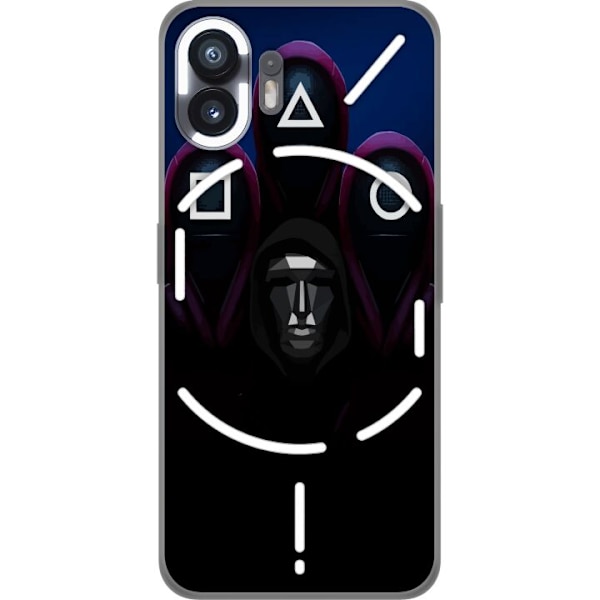 Nothing Phone (2) Läpinäkyvä kuori Squid Game Kausi 3 Uudet Ikoni Suosittu Sarja TV Motiivi Aasialainen Draama Trendikäs Graafinen Suunnittelu