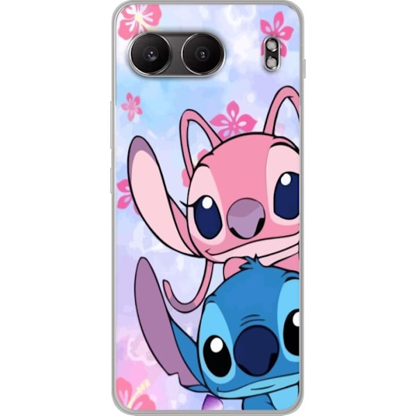 OnePlus Nord 4 Läpinäkyvä kuori Stitch & Angel