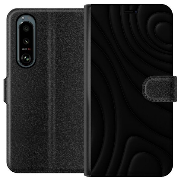 Sony Xperia 5 III Plånboksfodral Black Waves