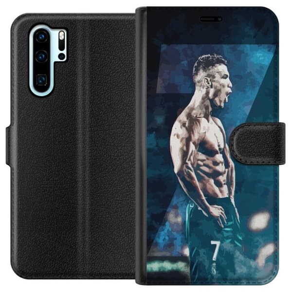 Kompatibelt Lommeboketui til Huawei P30 Pro Ronaldo