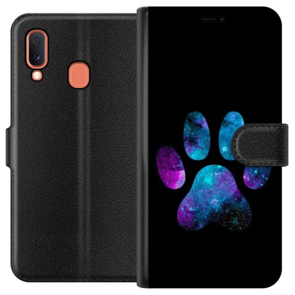 Kompatibelt Plånboksfodral till Samsung Galaxy A20e Galaxy Paw