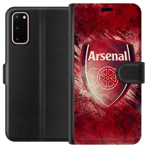 Samsung Galaxy S20 Tegnebogsetui Arsenal Fodbold