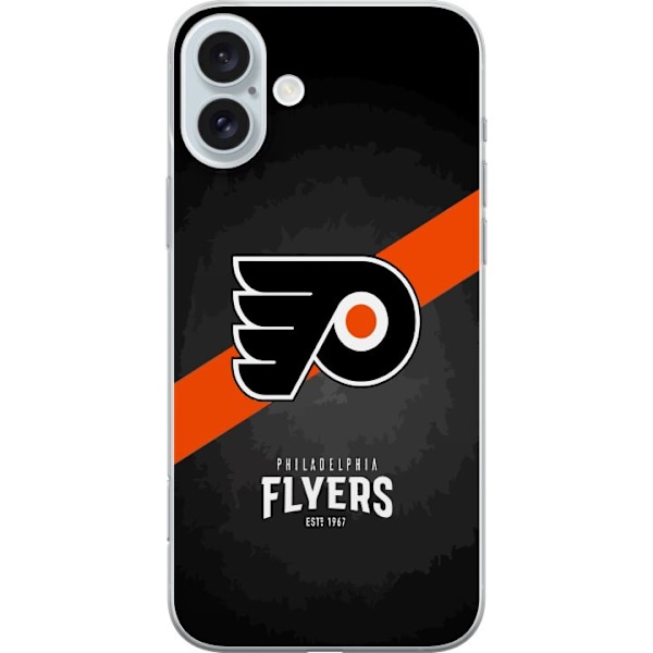 Apple iPhone 16 Plus Gennemsigtig cover Philadelphia Flyers (N