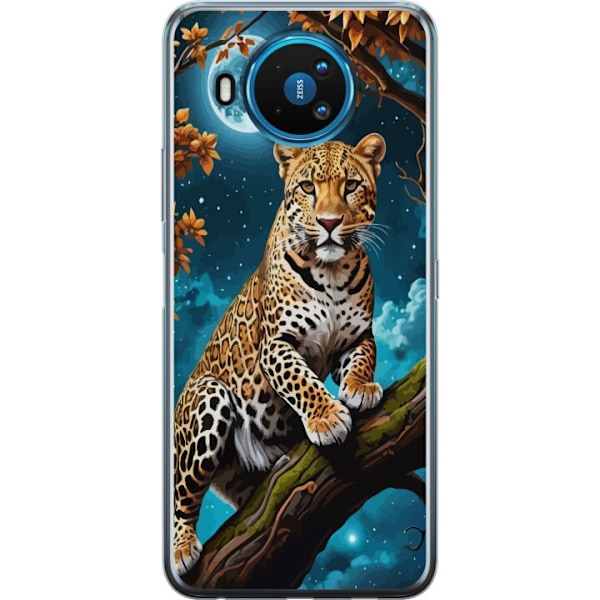 Nokia 8.3 5G Läpinäkyvä kuori Leopard