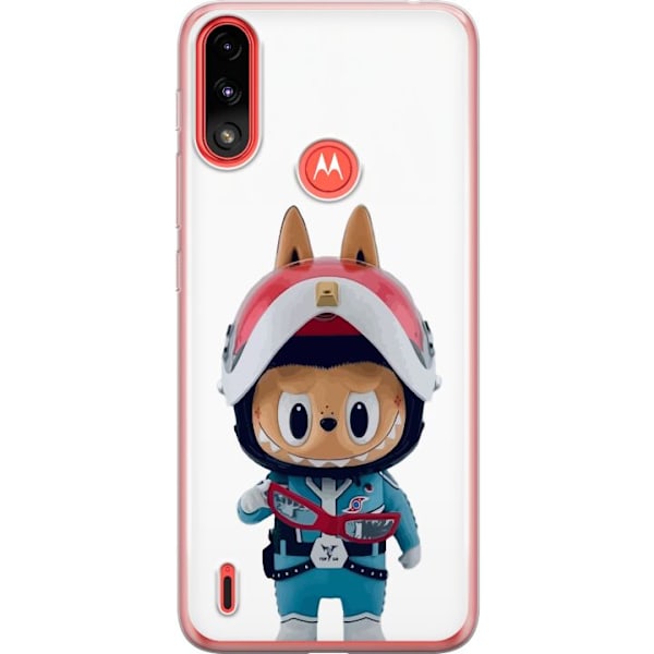 Motorola Moto E7 Power Läpinäkyvä kuori How2work Labubu hir